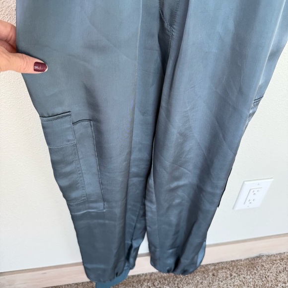 Cinq a Sept Amia Twill Jumpsuit Blue Business Casual Evening Party Women’s - Picture 5 of 14